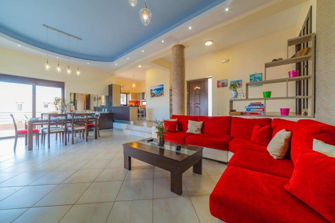 Deluxe Villa Kamba With Sea View Aptera Exteriér fotografie