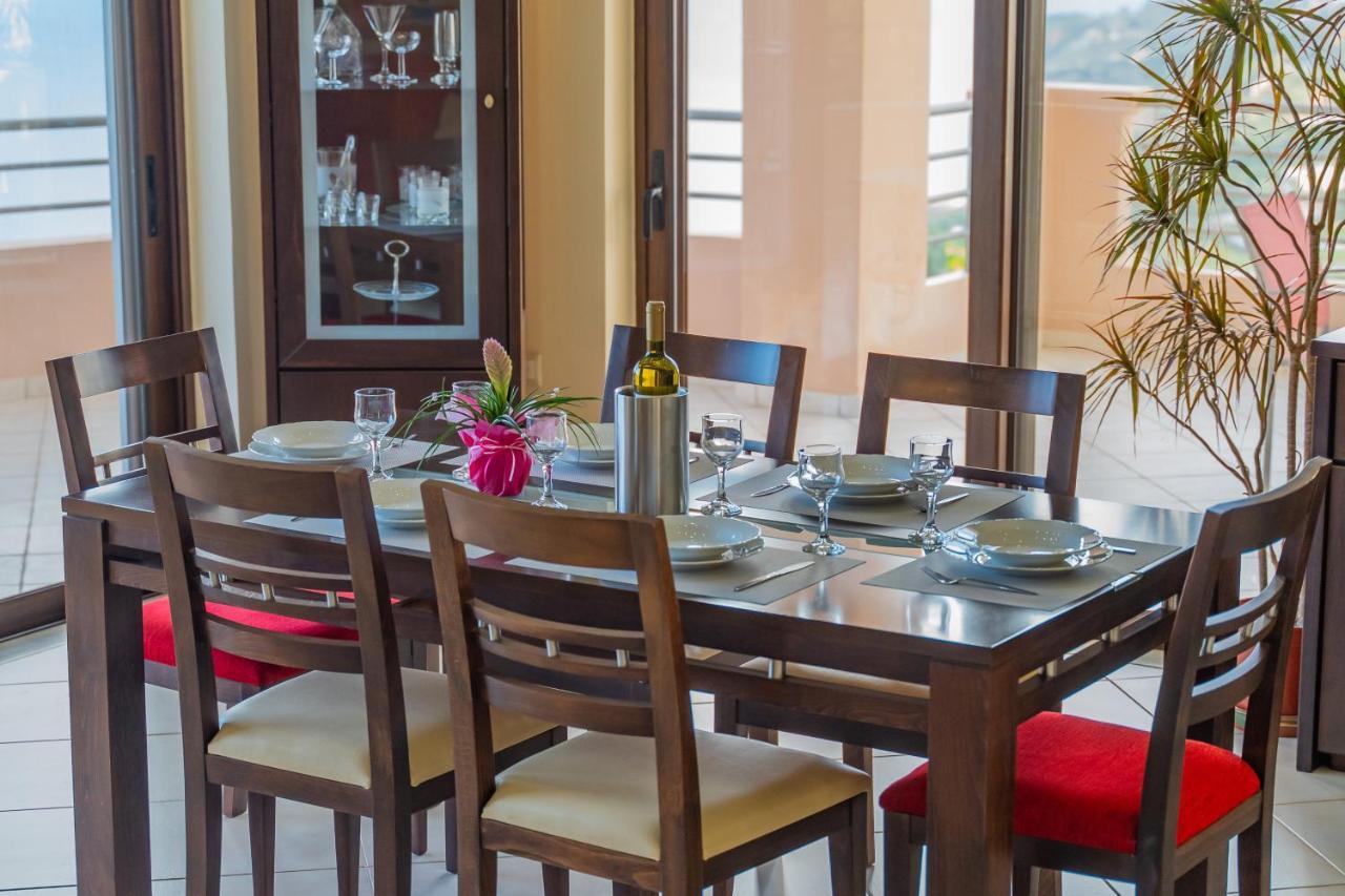 Deluxe Villa Kamba With Sea View Aptera Exteriér fotografie