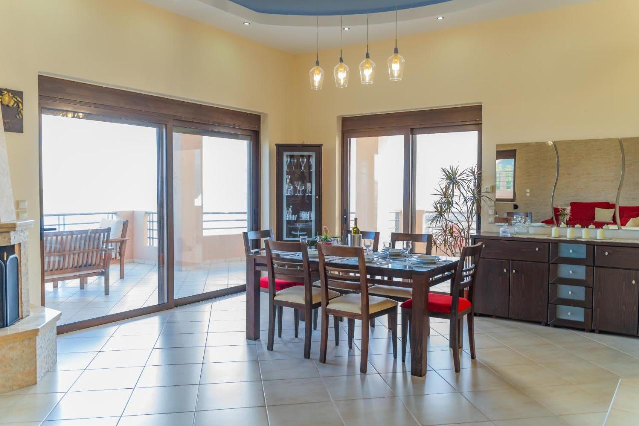 Deluxe Villa Kamba With Sea View Aptera Exteriér fotografie